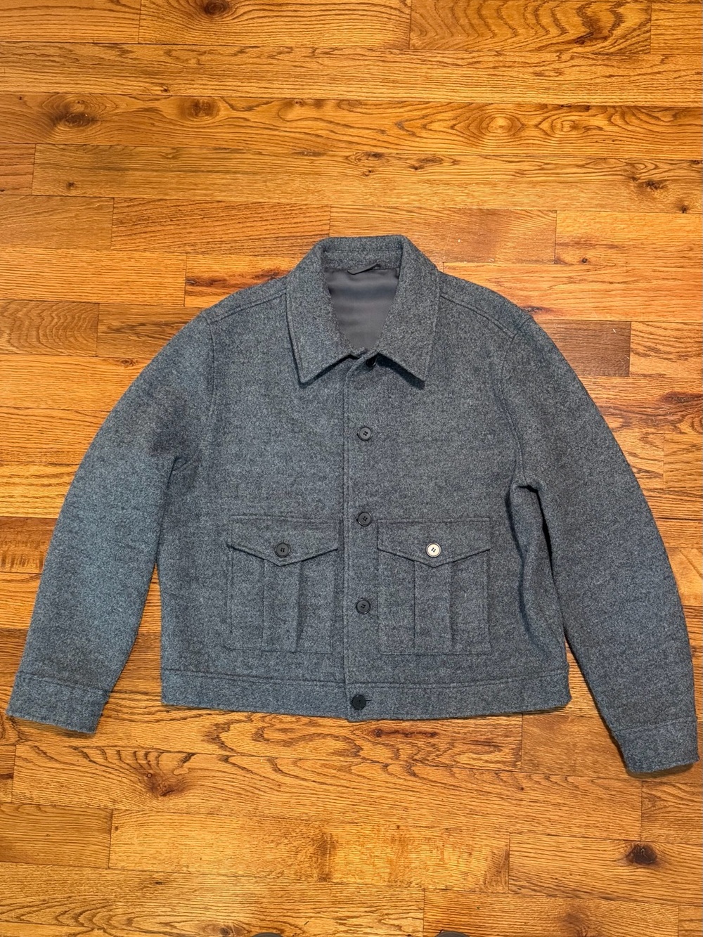 COS Boiled Wool Jacket - Large